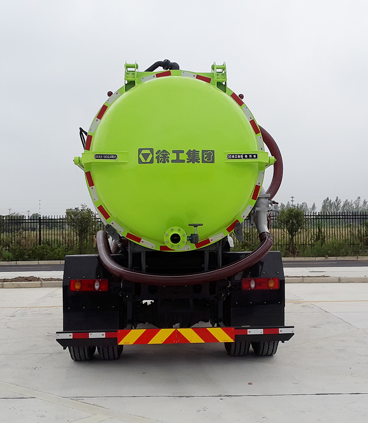 XCMG official manufacturer 10 ton vaccum truck sewage suction XZJ5180GXWD5 for sale